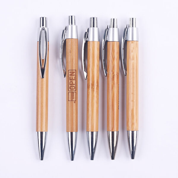 Custom Imprint Bamboo Pen Eternal pen