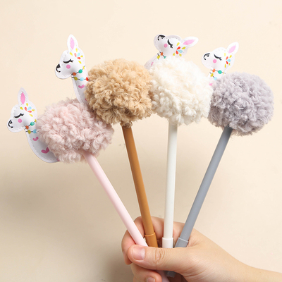 Unicorn Fur Metal Ball Pen - Lavender Pen